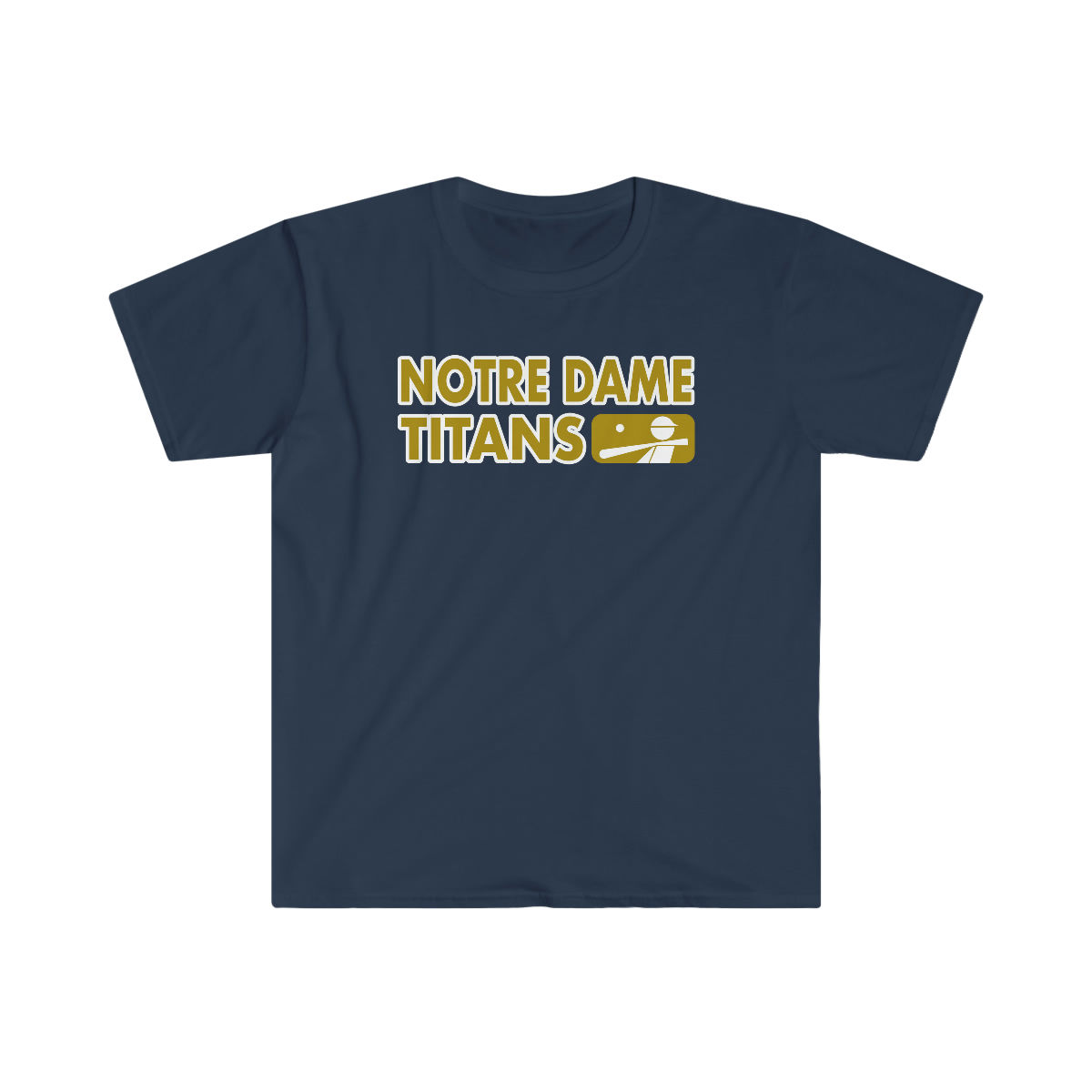 Portsmouth Notre Dame Baseball Essential Softstyle T-Shirt