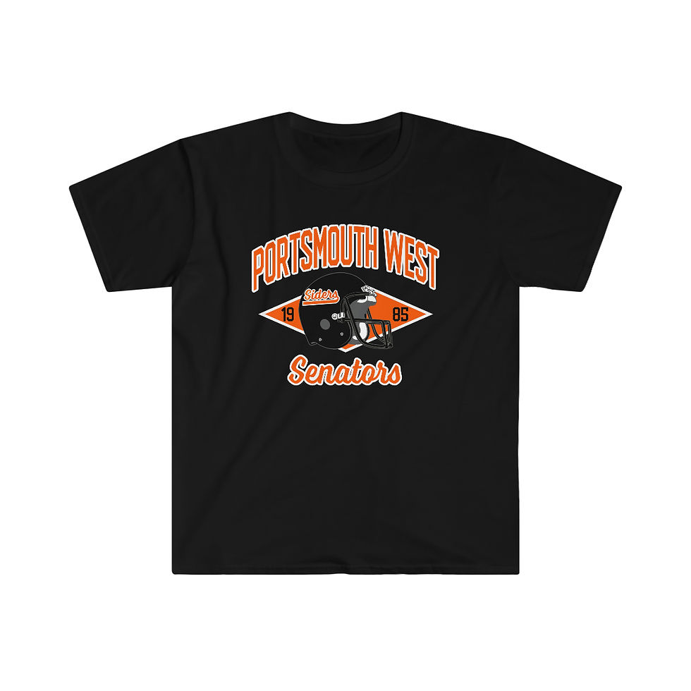 1985 Portsmouth West Senators Helmet Softstyle T-Shirt