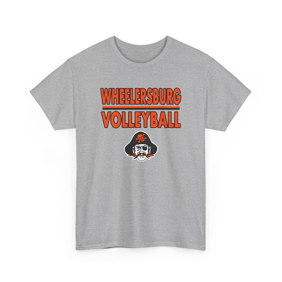 Thumbnail: Wheelersburg Volleyball Cotton T-Shirt