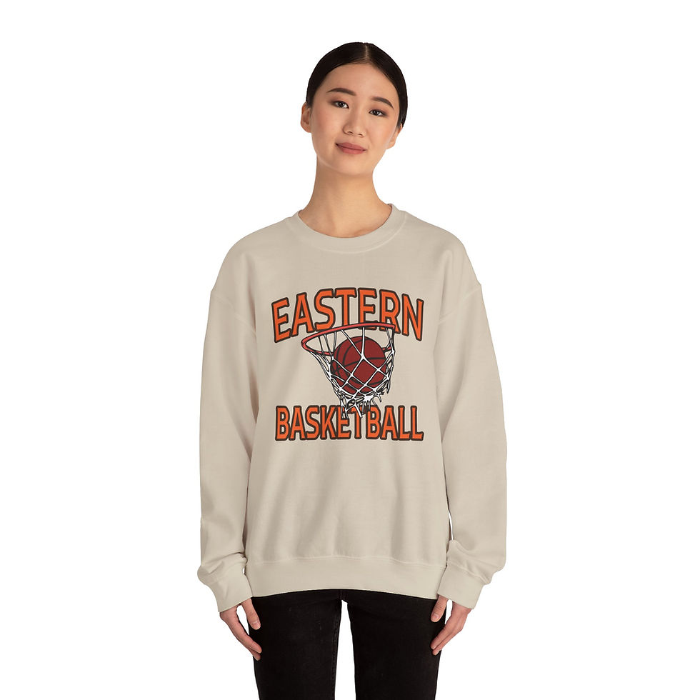 Thumbnail: Eastern Pike 90's Retro Basketball 2.0 Crewneck Sweatshirt
