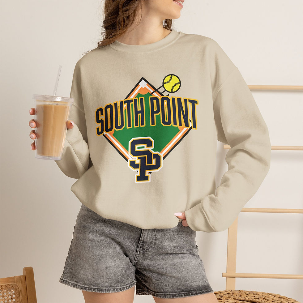 Thumbnail: South Point 90's Softball Diamond Crewneck Sweatshirt