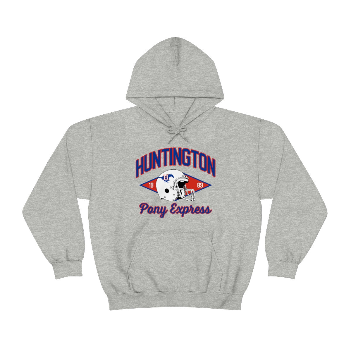 1989 Huntington Pony Express Helmet Hoodie