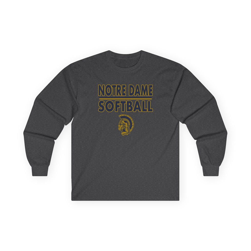 Thumbnail: Portsmouth Notre Dame Track & Field Cotton Long Sleeve Tee