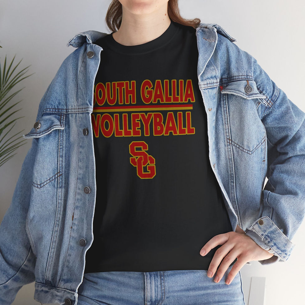 Thumbnail: South Gallia Volleyball Cotton T-Shirt