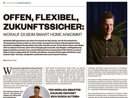 Im Interview mit der WELT: Offen, flexibel und zukunftssicher – Worauf es beim Smart Home wirklich ankommt