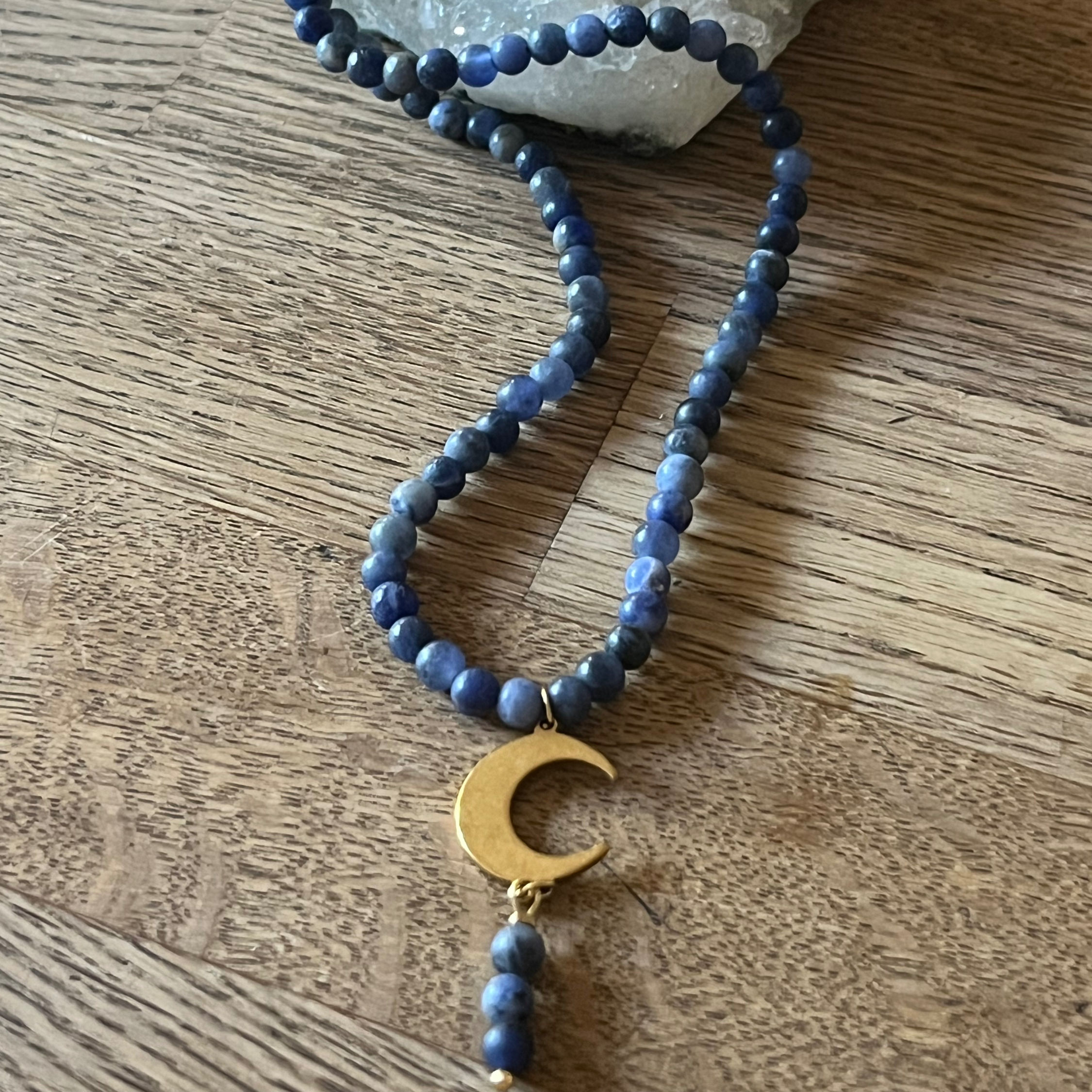 Coller sodalite Mate lune
