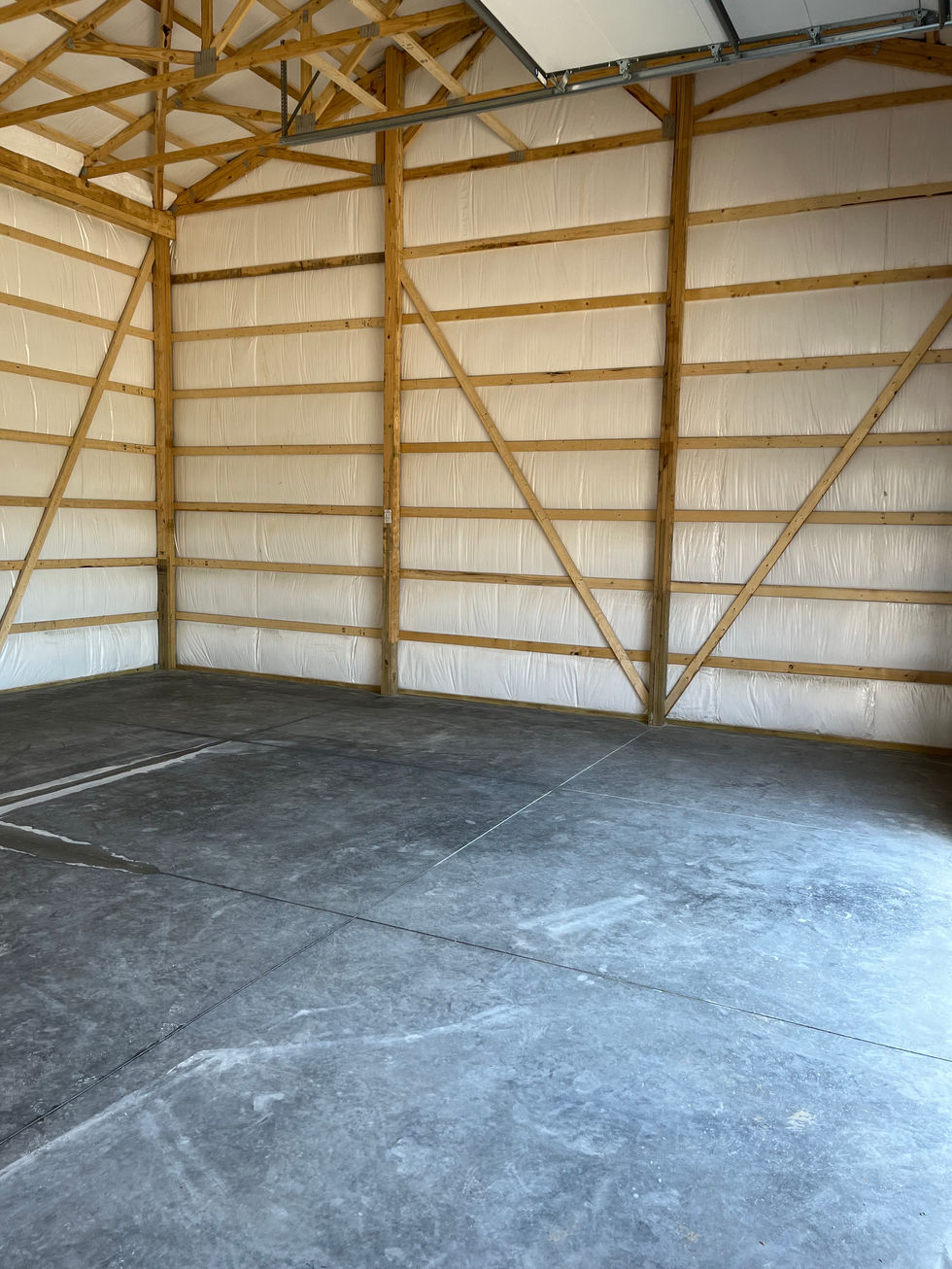 Concrete garage floor with trowel finish.   Concrete apron and drive way addition with brush finish Louisville, Kentucky