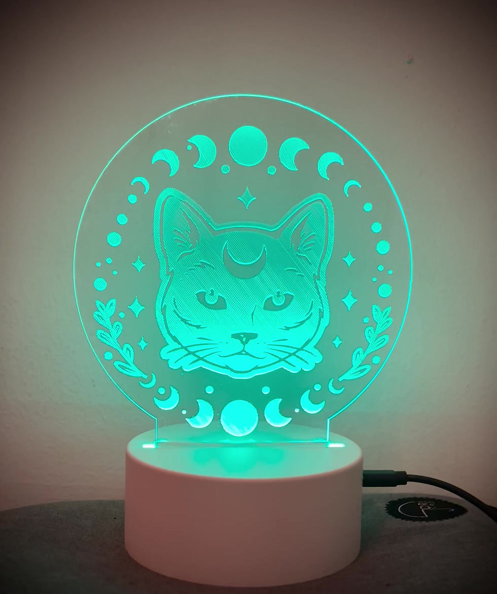Thumbnail: Acrylic LED Light SET - 1 Base + All 3 Designs