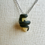 Thumbnail: REAL Yellow Jade Crystal w/Blk Snake Wrap