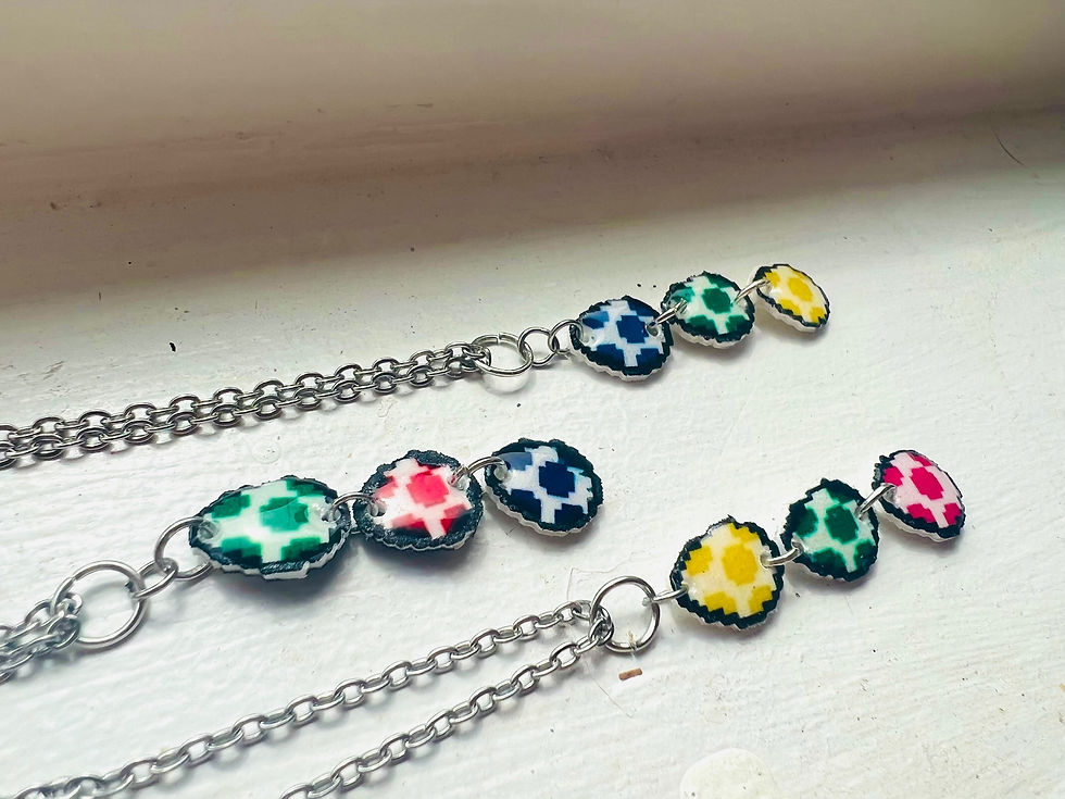 Thumbnail: Triple Yoshi Egg Necklace