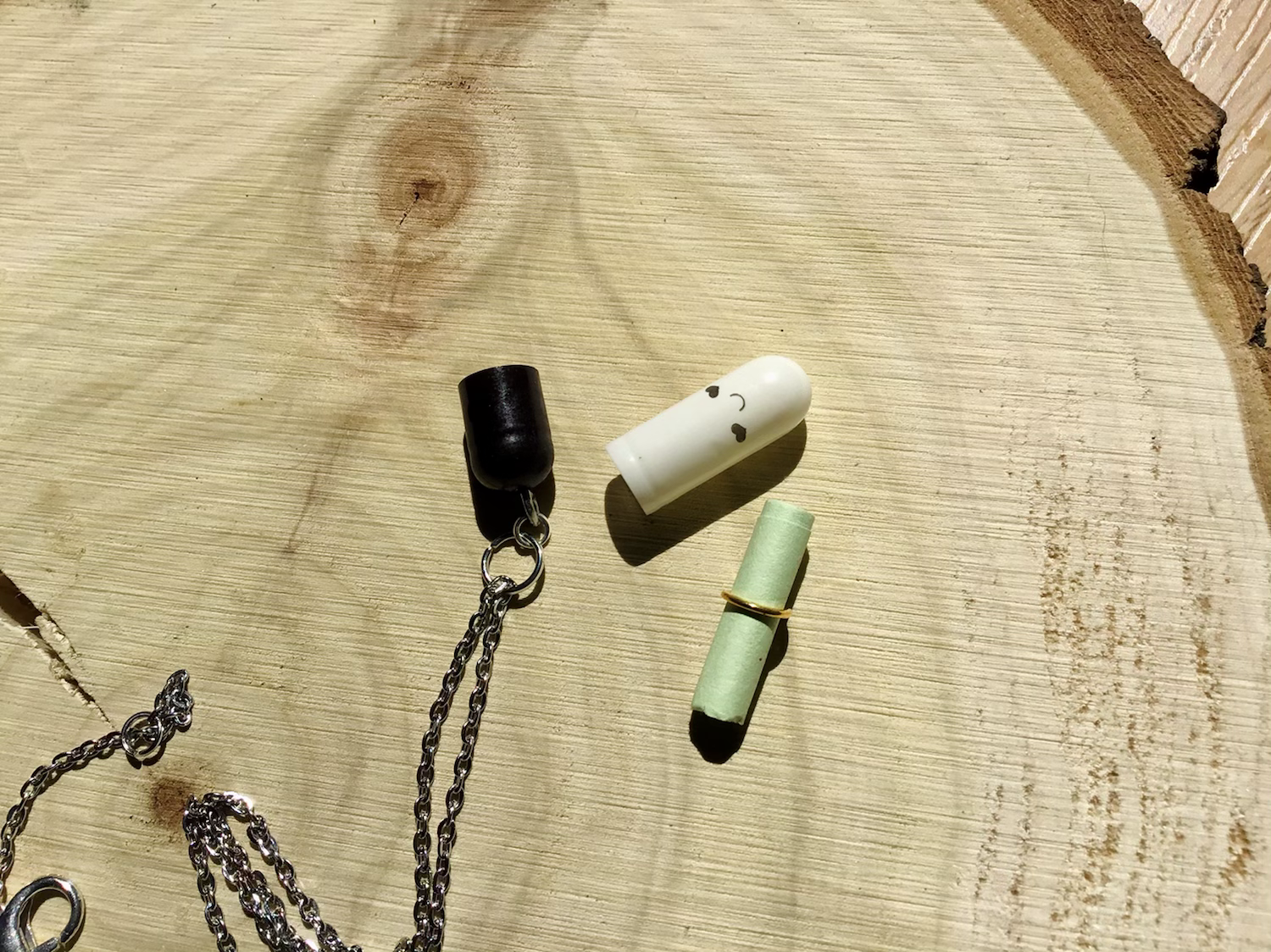Handcrafted Stash Pill Necklace