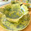 Thumbnail: Green ceramic flower bowl with plate on wooden table, ChernyArtStudio.