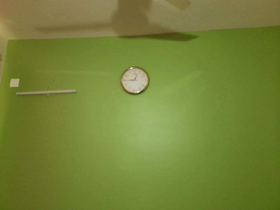 Wall painting finish