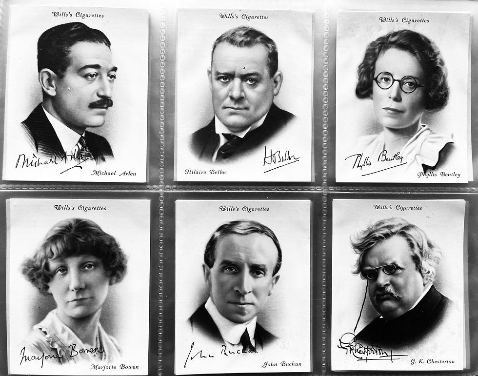 Wills' Famous British Authors series.