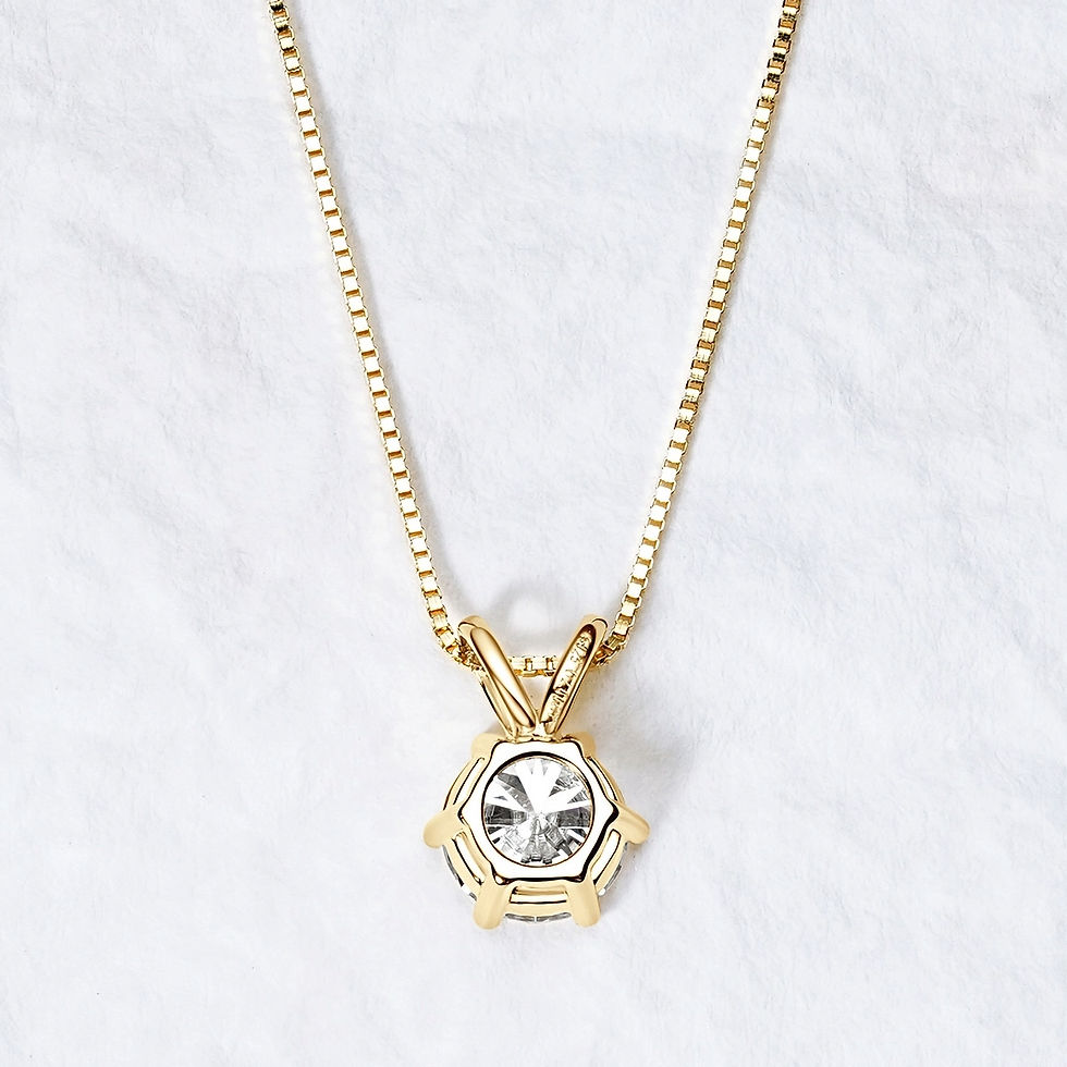 Miniatura: Gargantilha Royal Lumina — Diamante de Laboratório & Ouro 750