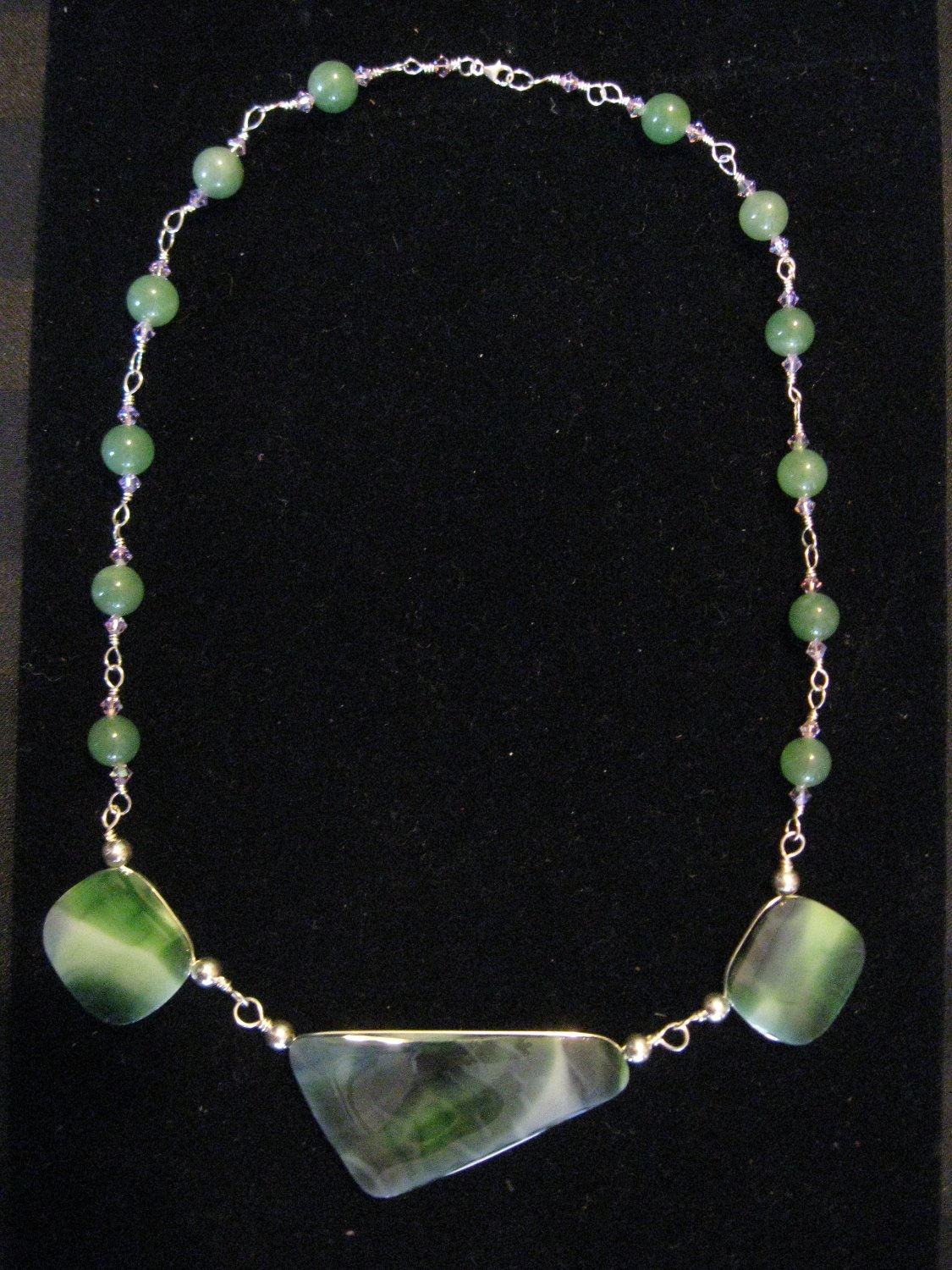 Jade Glass Garden Necklace
