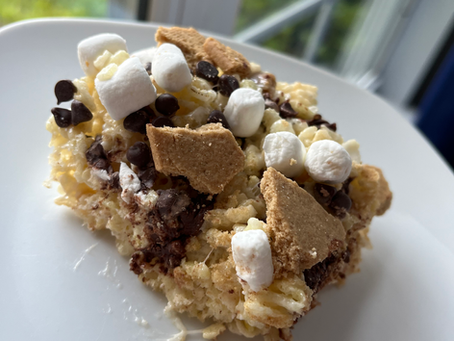 Allergy friendly Smores Rice Krispie Treats