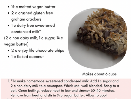 Top 9 allergy friendly Magic Cookie Bars