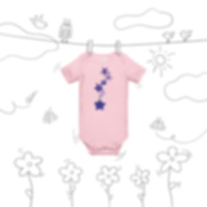 Bellflower Stack Baby Bloom Onesie