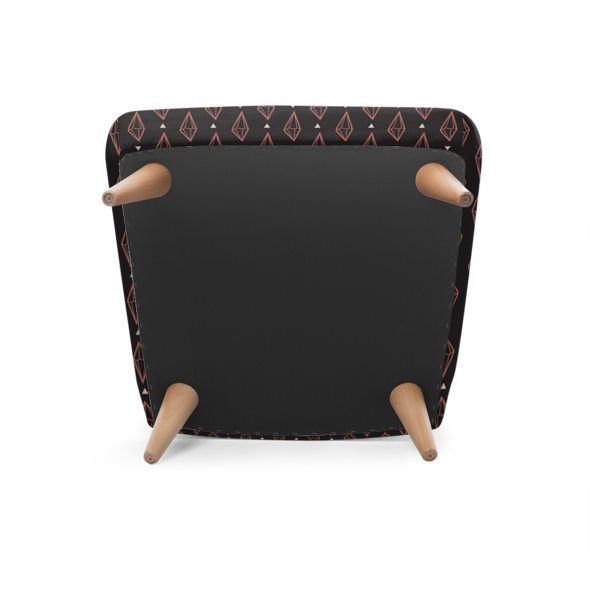 Copper Diamonds Occasional Chair