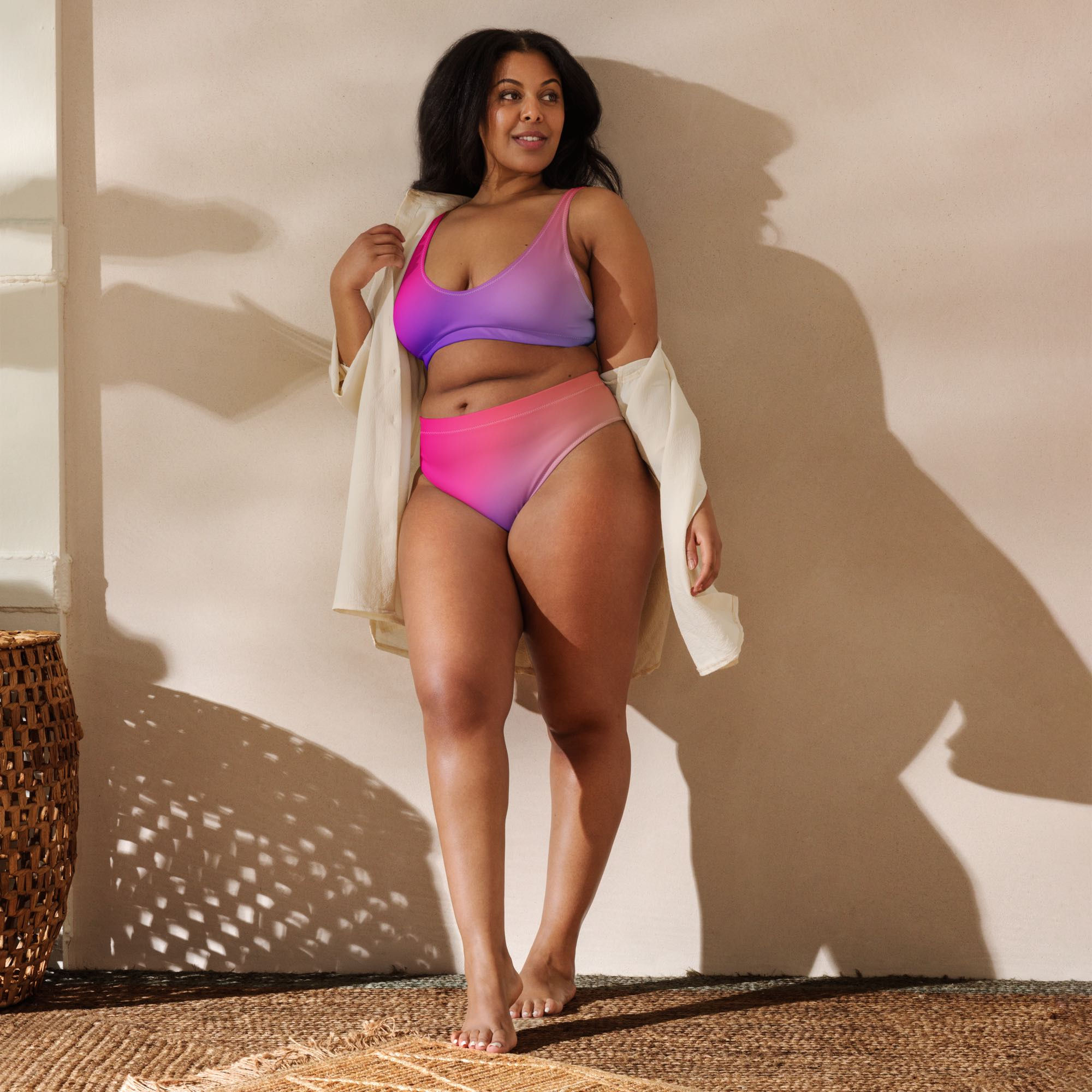Eco-chic Imogen Recycled High-Waisted Bikini