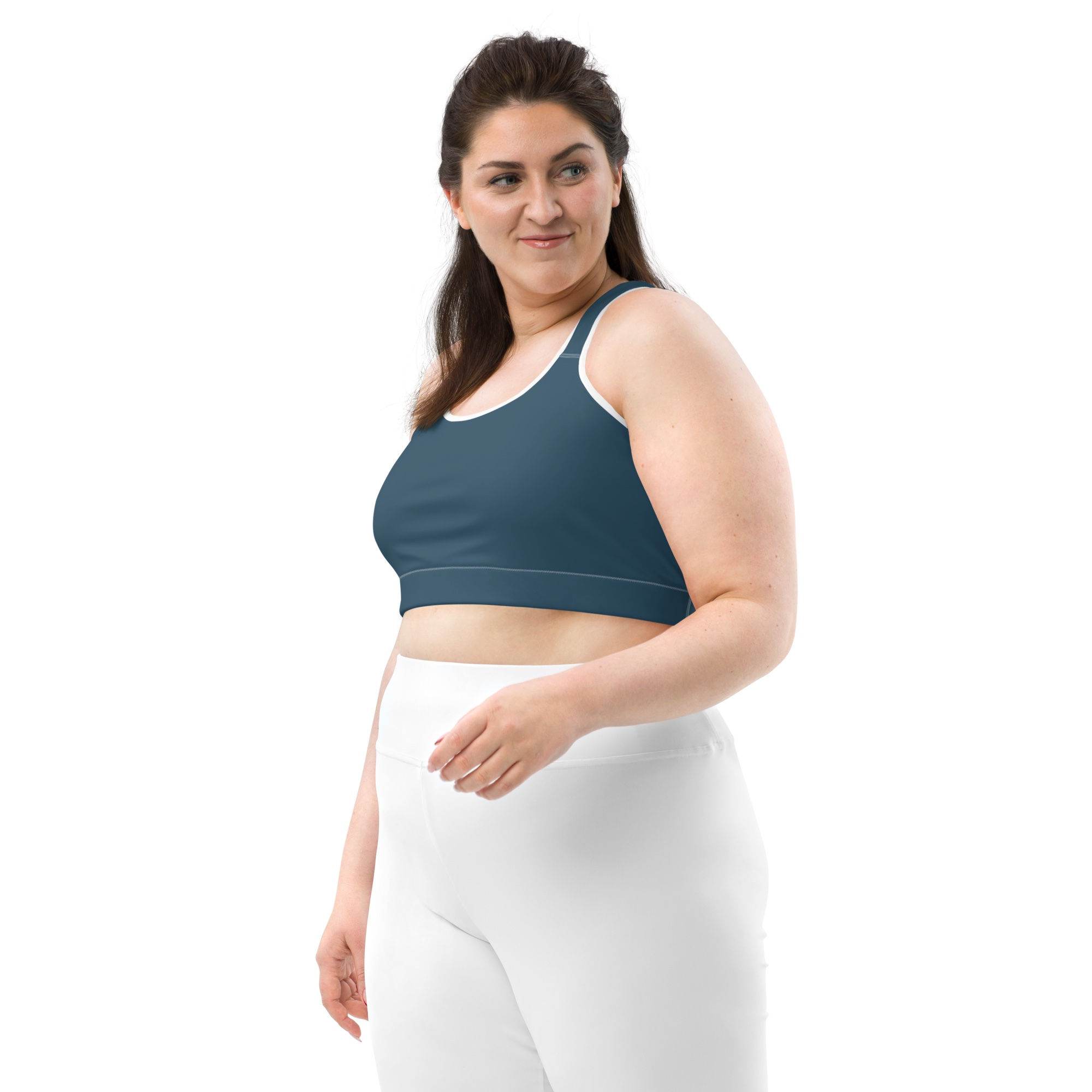 Peacock Blue Sports Bra Activewear