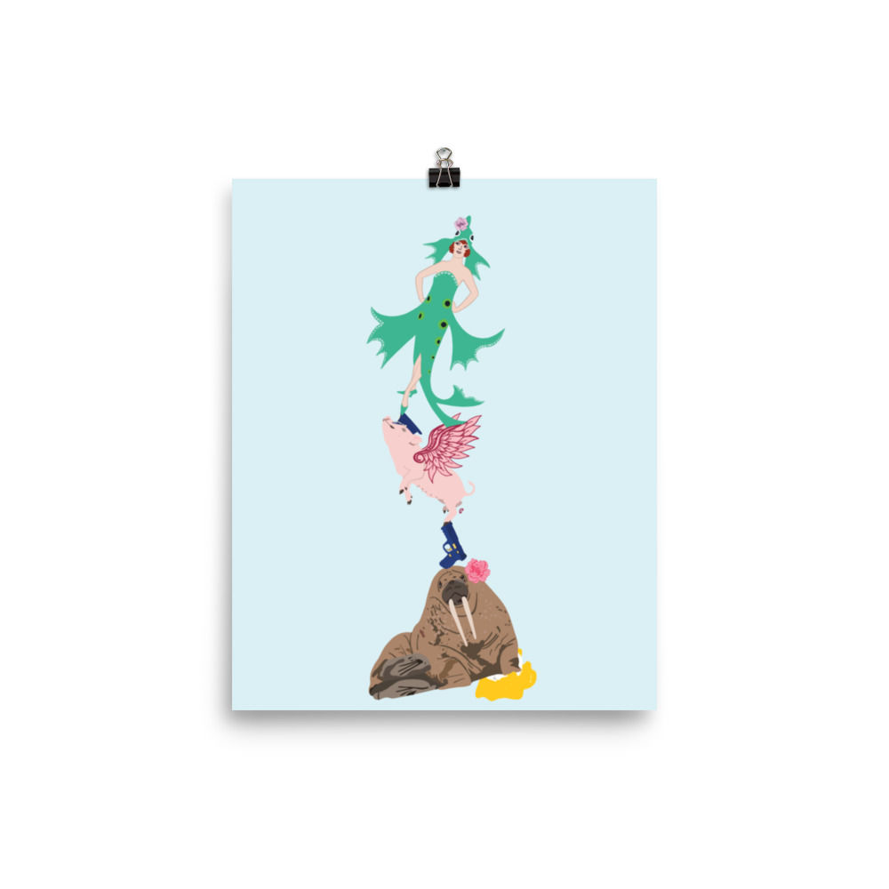 I Am the Walrus Art Print