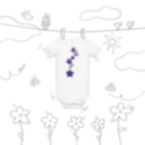 Bellflower Stack Baby Bloom Onesie