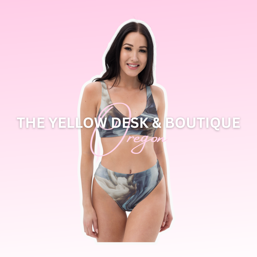 Isabella Recycled High-Waisted Bikini made from recycled polyester