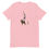 Thumbnail: Animal Stack Unisex T-Shirt flat lay pink t shirt