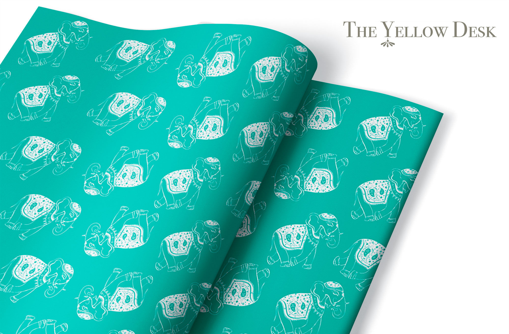 Elephants on Parade Gift Wrap
