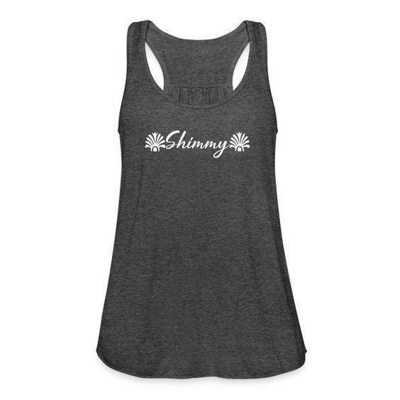 Shimmy Flowy Tank Top deep heather