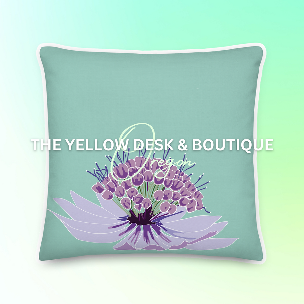 Thumbnail: Astrantia Flower #2 Premium Pillow from Astrantia Flower Stack illustration by Blume Bauer