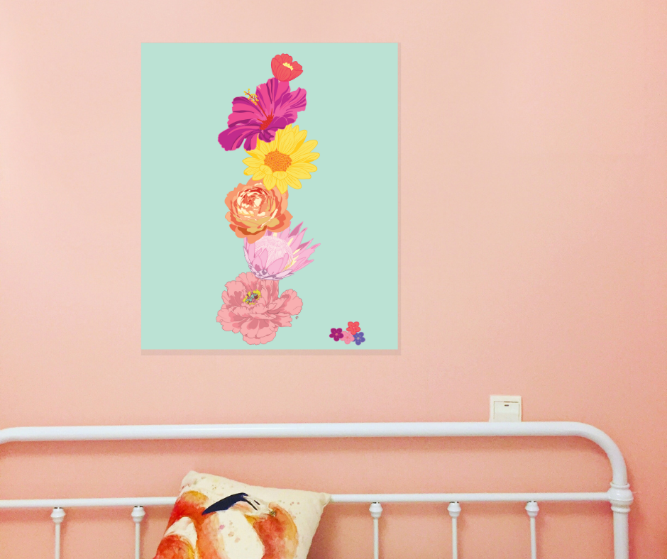 Posey Stack Art Print