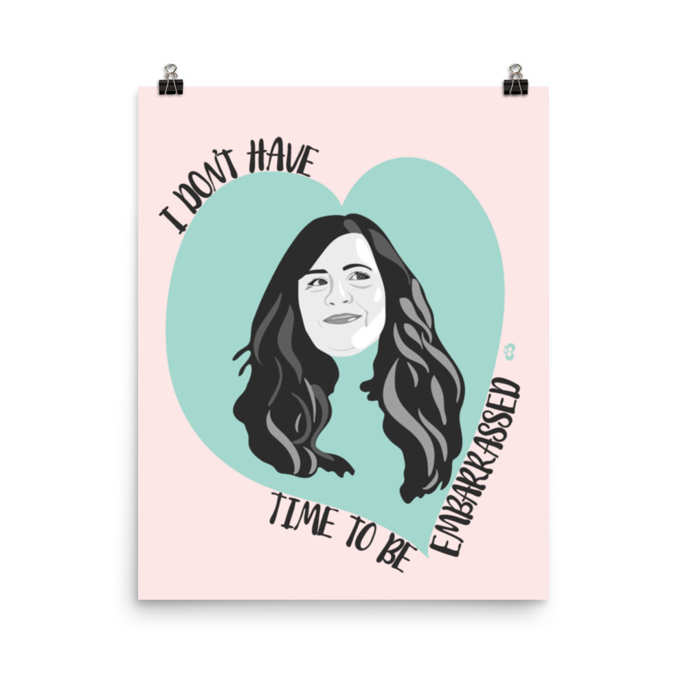 Don't Let Me Down – Aidy Bryant Art Print