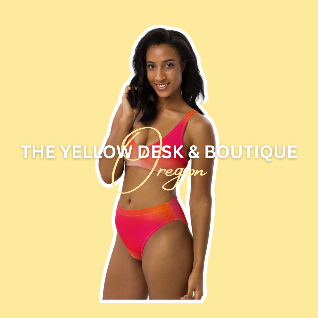 Eco-Chic Clementine Recycled High-Waisted Bikini