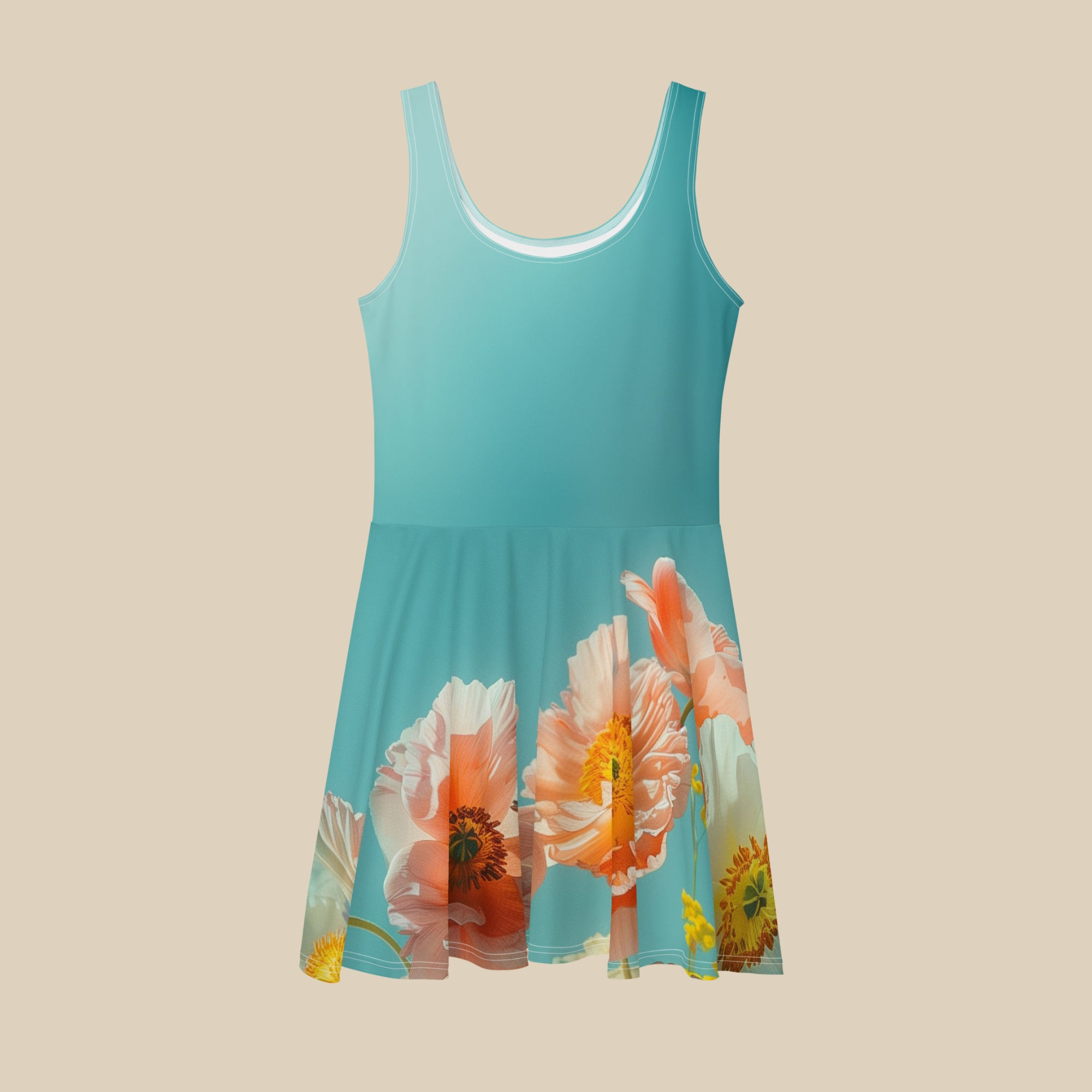 Poppies Skater Dress
