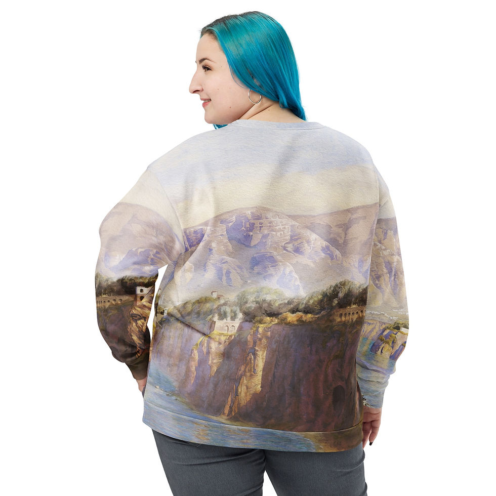 Thumbnail: Scenic view Sea Cliffs Unisex Sweatshirt