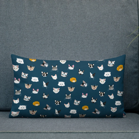 Cat Rap Premium Pillow