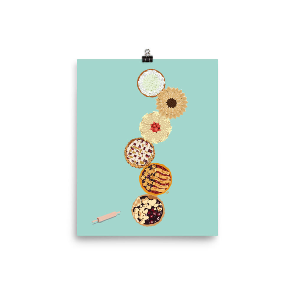 Honey Pie Stack Art Print
