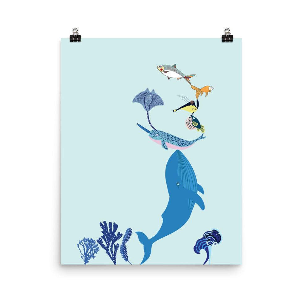 Thumbnail: Fish Stack Art Print