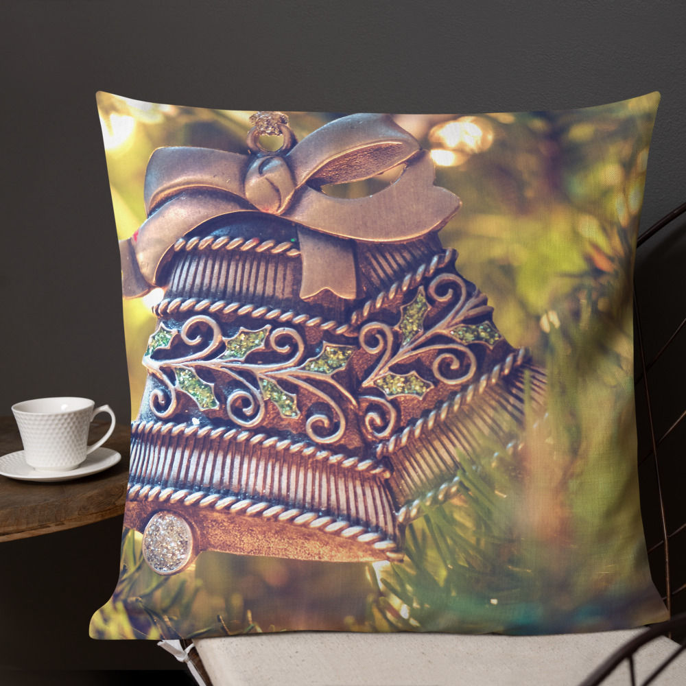Christmas Bells Premium Pillow