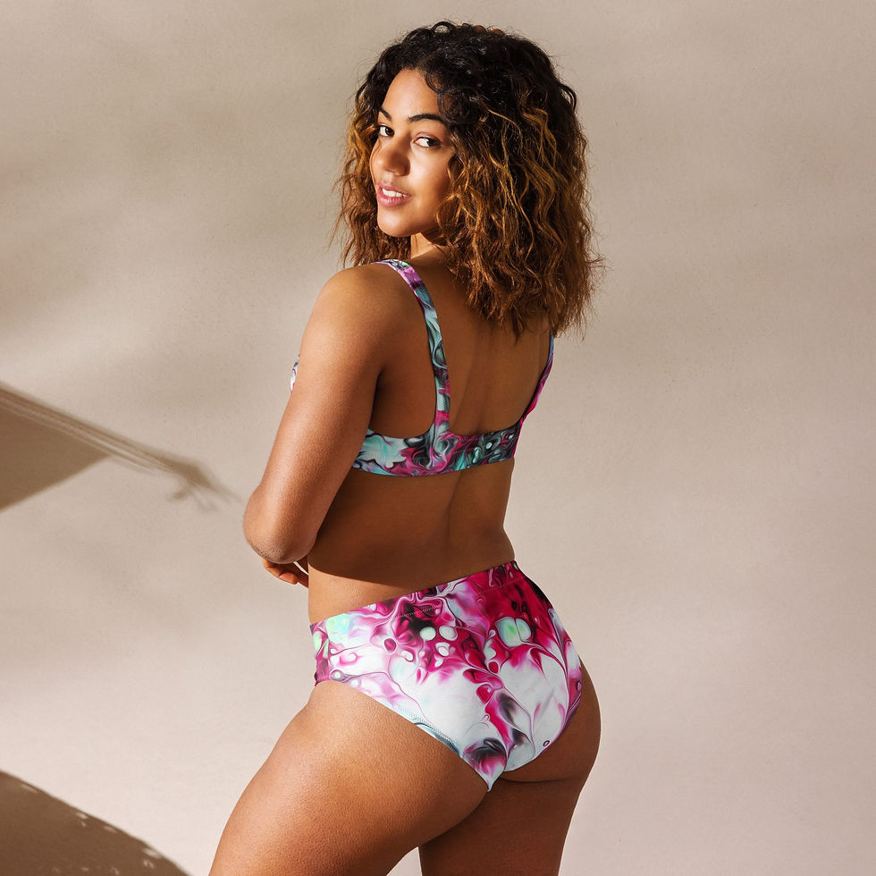 Thumbnail: Eco-friendly Mia Recycled High-Waisted Bikini