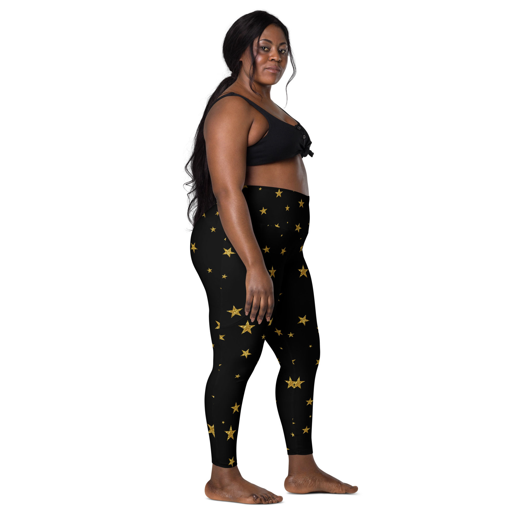 Nightfall Leggings with Pockets right side plus size