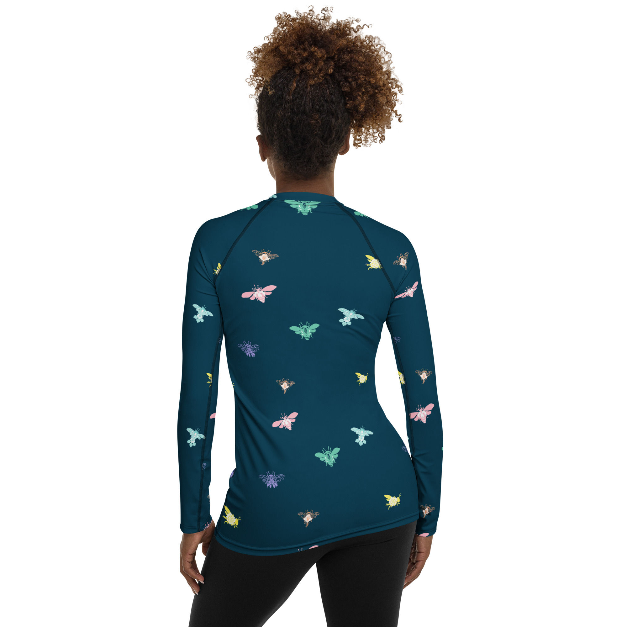 Bee a Rainbow Women's Rash Guard