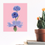 Thumbnail: Cornflower Stack Art Print