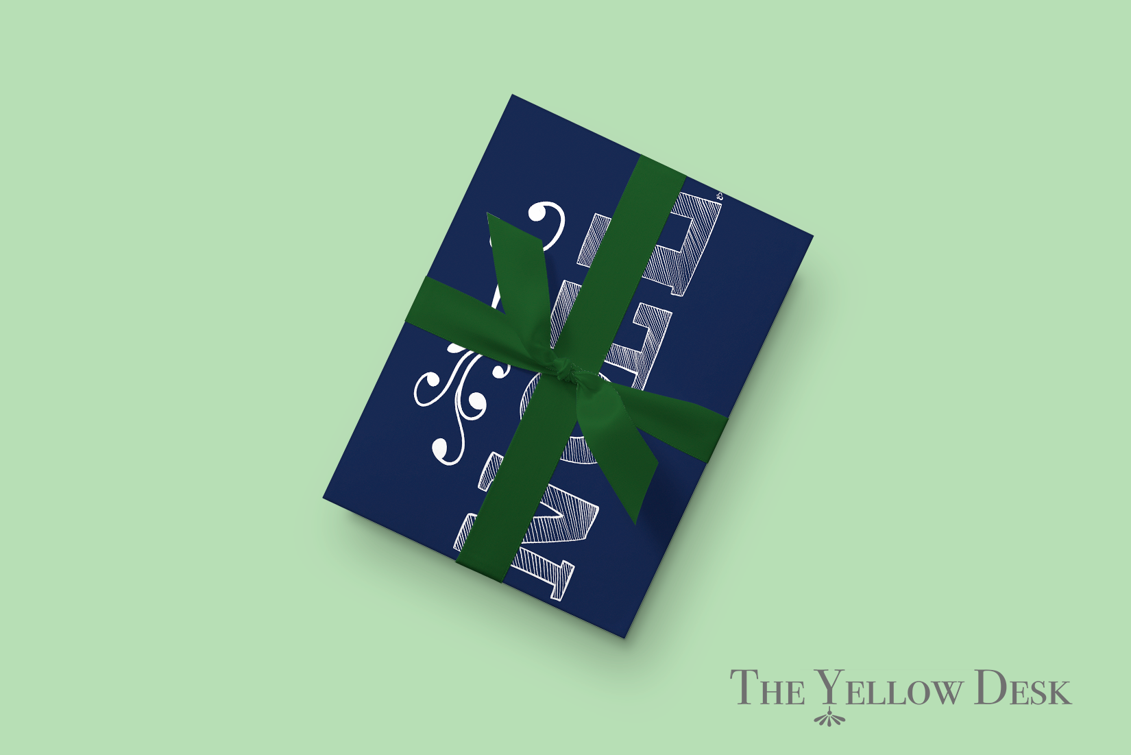 Noel Gift Wrap green