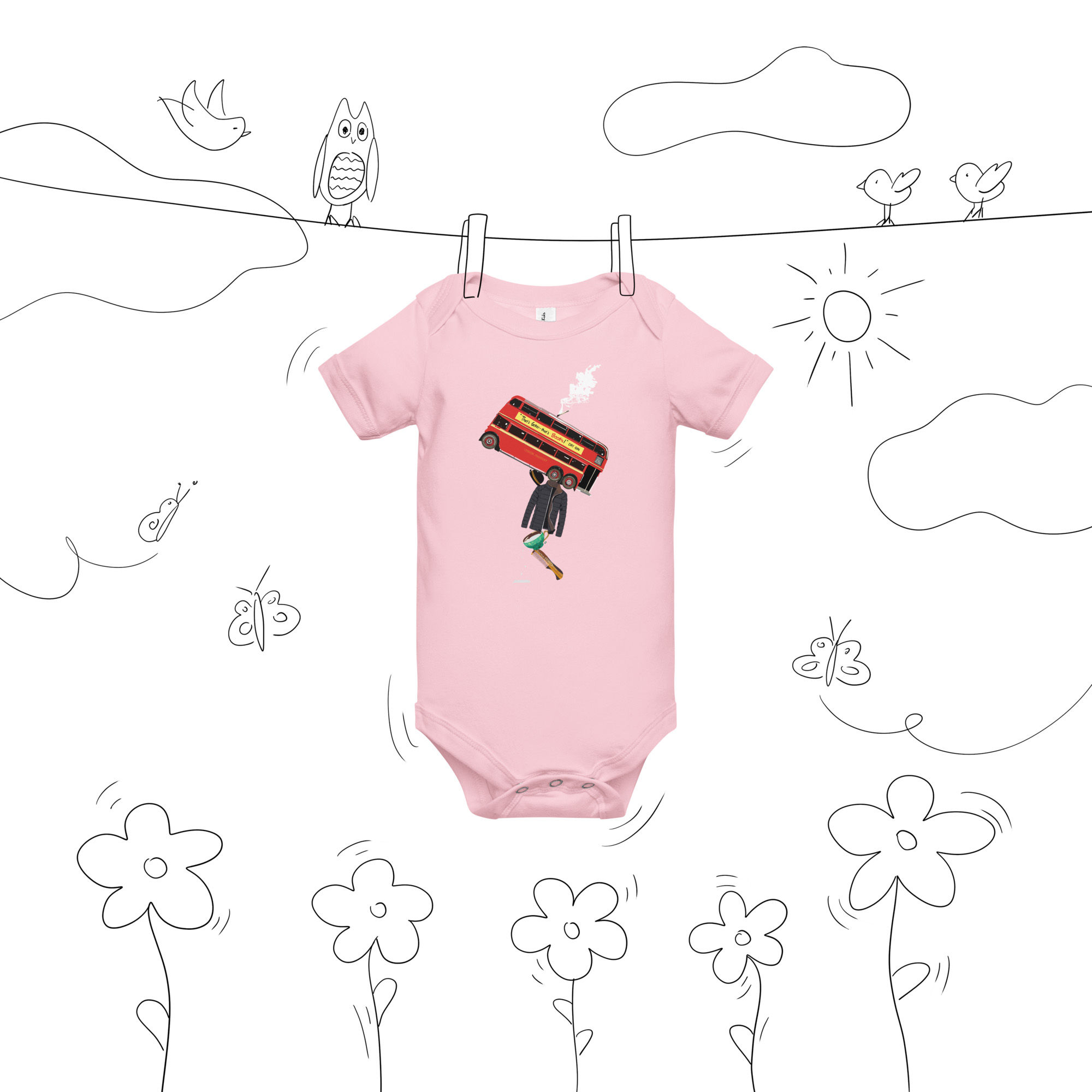 A Day in the Life Baby Bloom Onesie