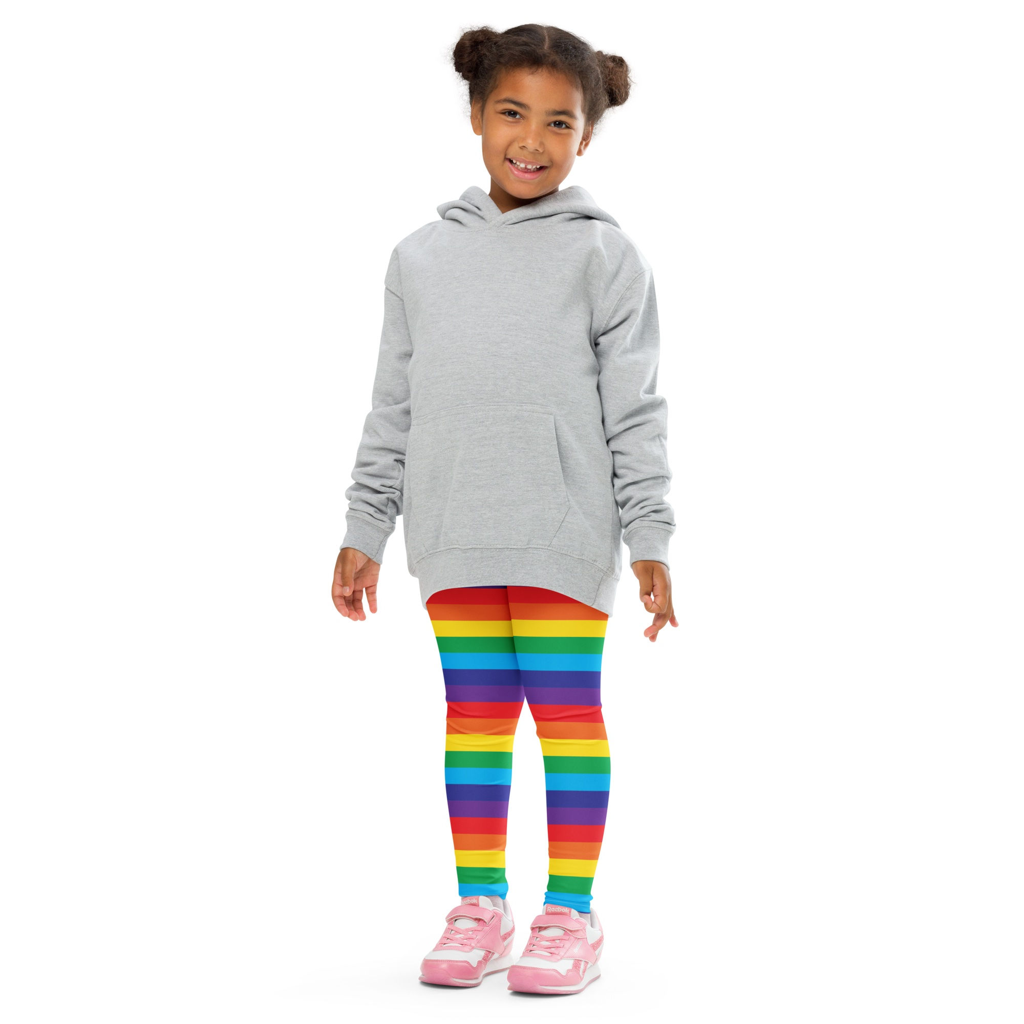Over the Rainbow Kid's Leggings in sizes 2T, 3T, 4T, 5T, 6, 6X, and 7