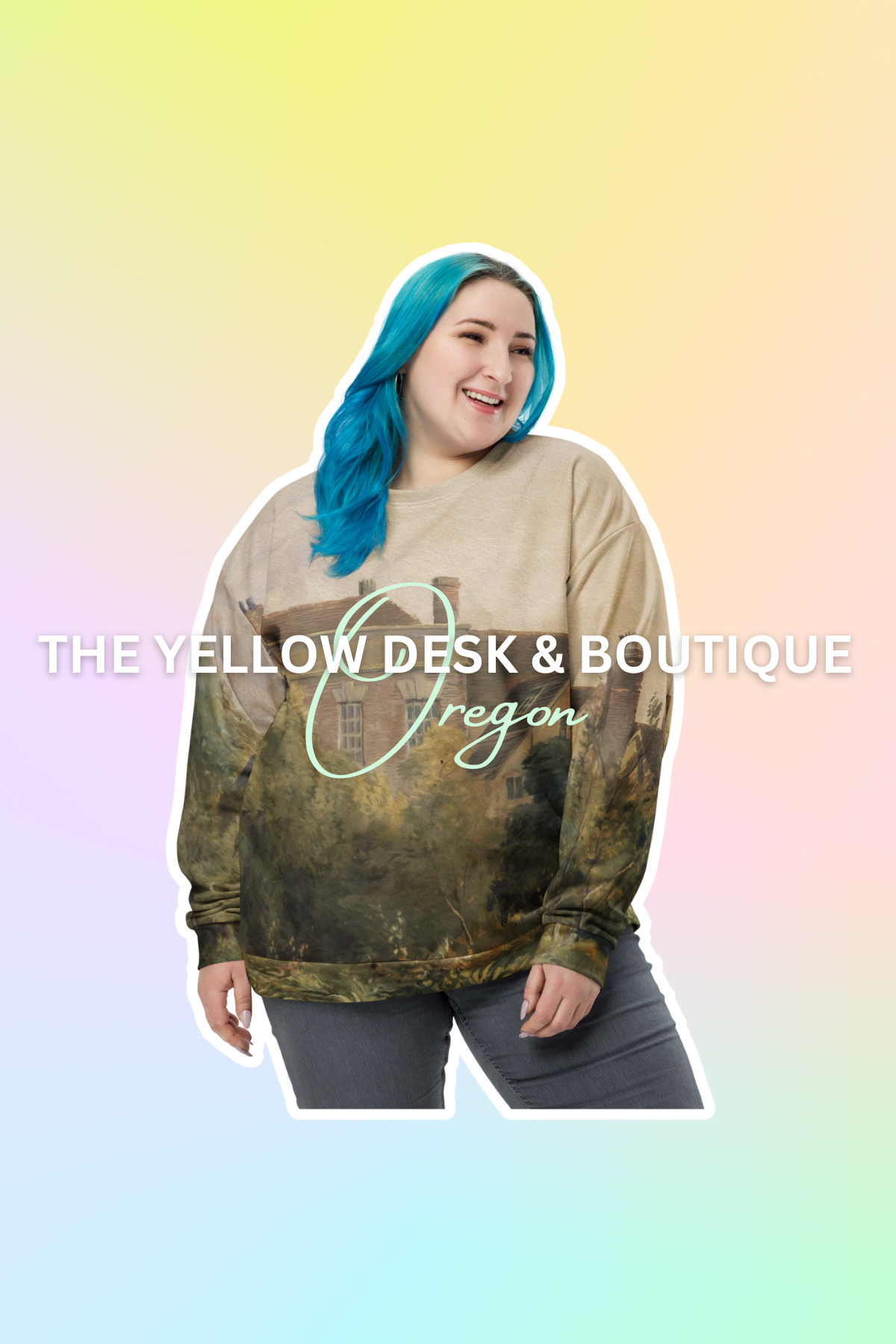 Earth tones Life in the Countryside Unisex Sweatshirt